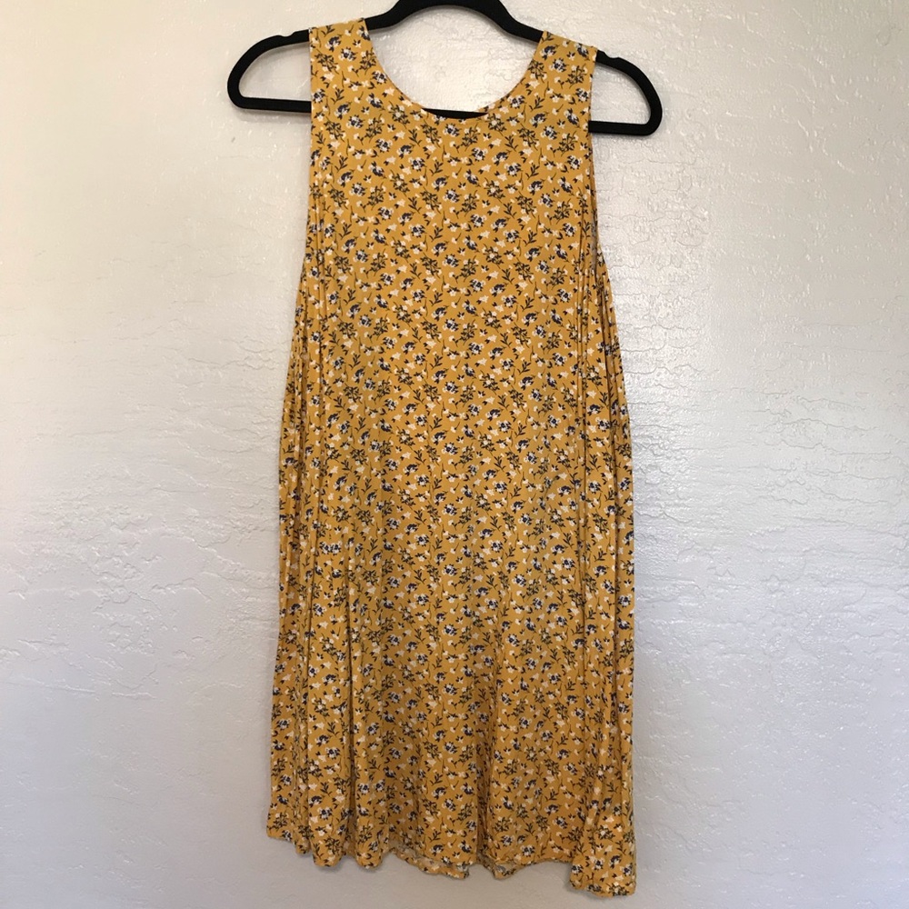 Old Navy Yellow Floral Dress